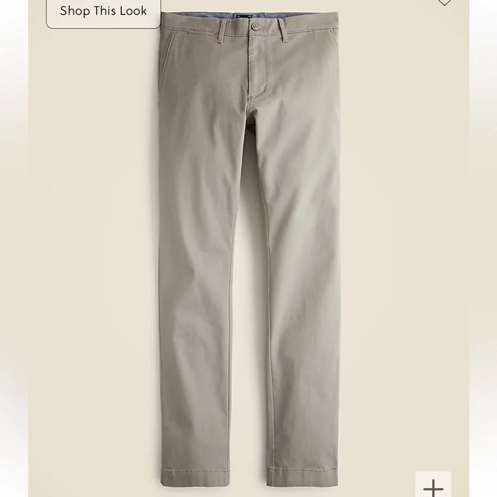 J crew mushroom 484 Slim-fit stretch chino pant